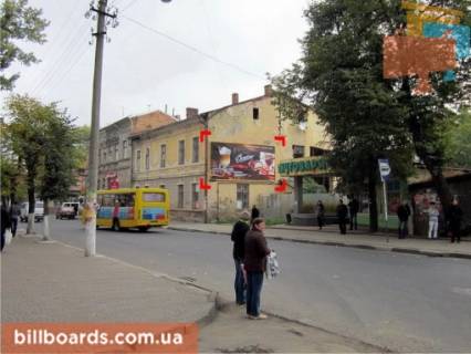 Билборд B в Ивано-Франковске вул. Новгородська, 10 (на стіні) фото 1